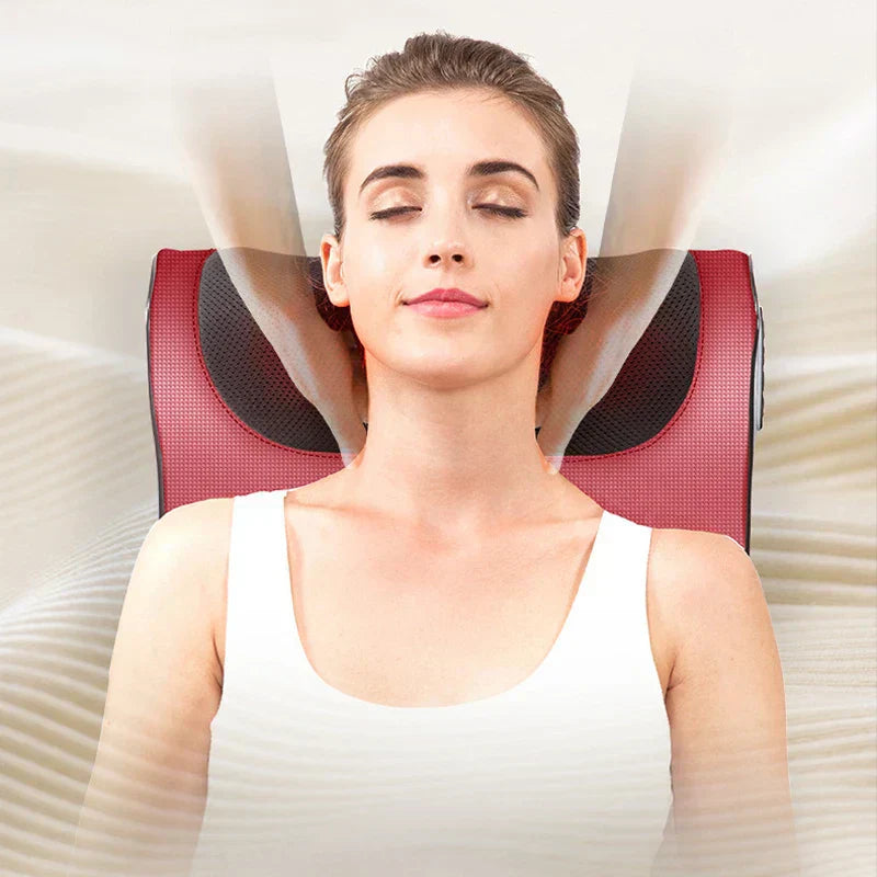 Auraé™ Red Pillow Massager – جهاز تدليك الوسادة الحمراء