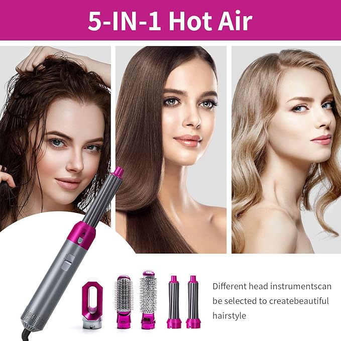 Auraé™ Hot Hair Brush 5 in 1 – فرشاة الشعر الساخنة 5 في 1