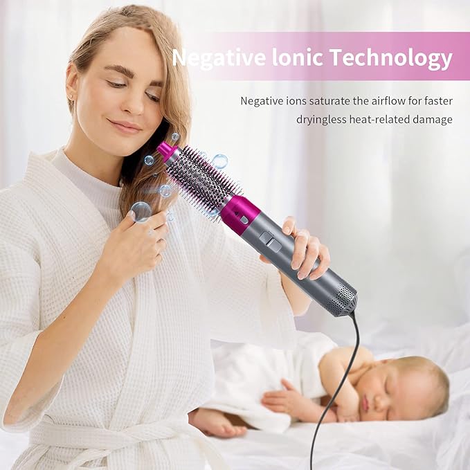 Auraé™ Hot Hair Brush 5 in 1 – فرشاة الشعر الساخنة 5 في 1
