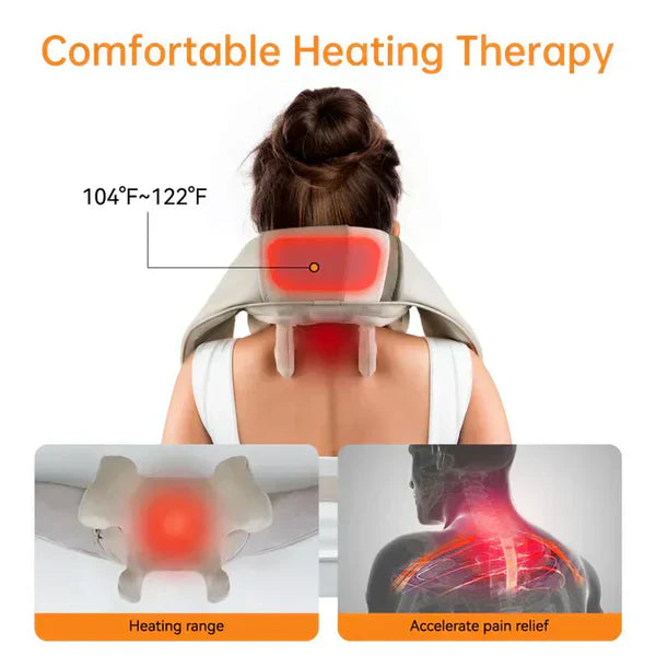 Auraé™ Kneading Massager (Shoulder and Neck) – مدلك عجن للكتف والرقبة