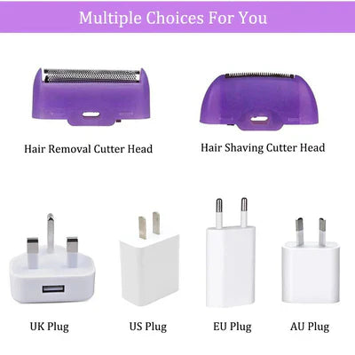 Auraé™Purple Epilator – آلة إزالة الشعر البنفسجية