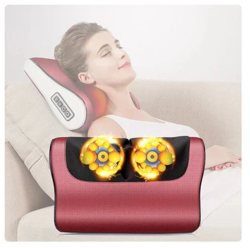 Auraé™ Red Pillow Massager – جهاز تدليك الوسادة الحمراء