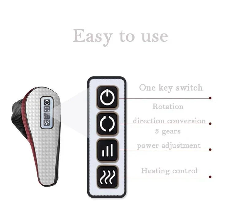 Auraé™ Red Pillow Massager – جهاز تدليك الوسادة الحمراء